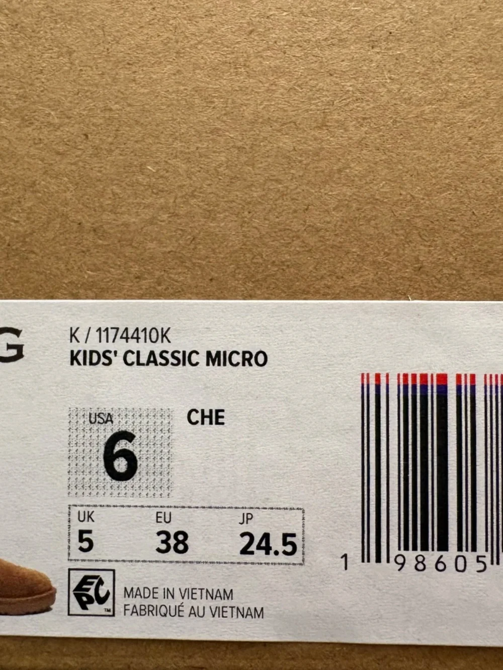Ugg boots kids size 6